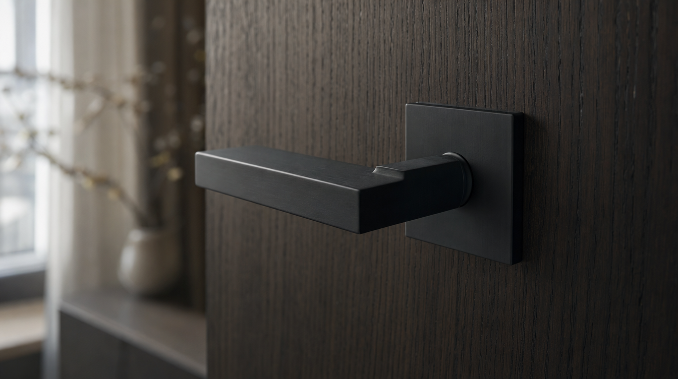 Mattschwarzer Designgriff